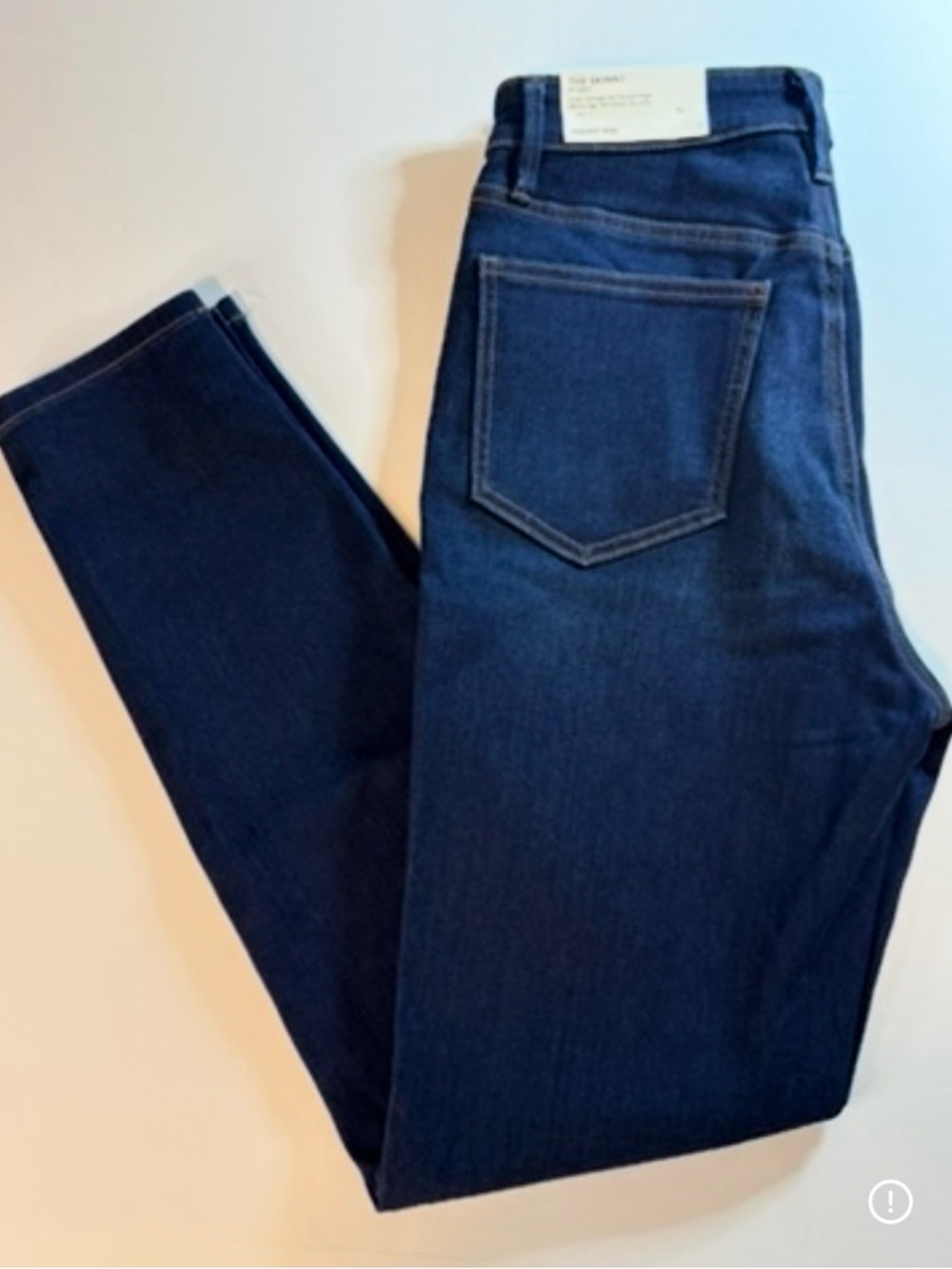 NWT Ann Taylor Size 4 The Skinny Curvy Fit Blue High Rise Denim Jeans 27 x 28.5